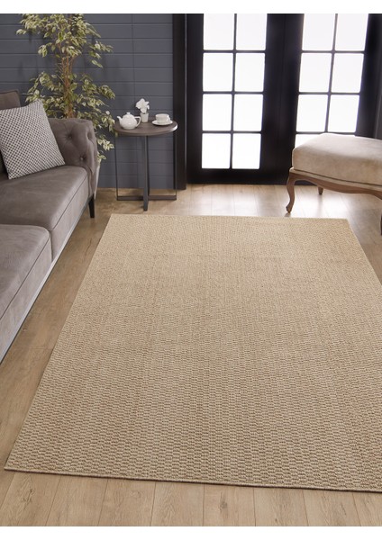 Naturel Sisal Jüt Halı Modern Yıkanabilir Toz Vermez Halı