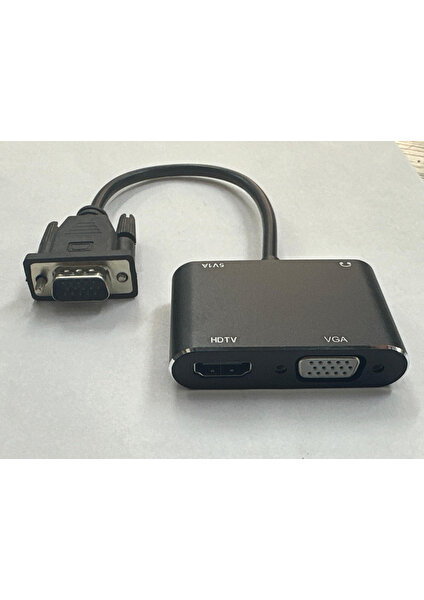 VGA HDMI Çevirici Ses Girişli VGA HDMI Çevirici Kaynak VGA Monitör HDMI