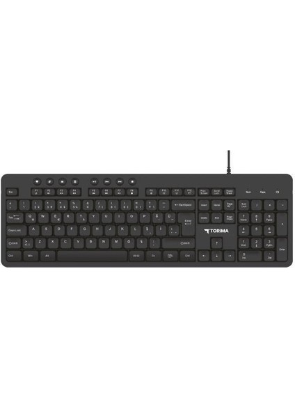 Tk-07 Siyah Multimedya Kablolu Q Klavye Gaming Keyboard