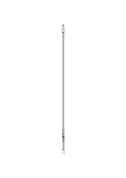 3mm Rhodium Su Yolu Bileklik