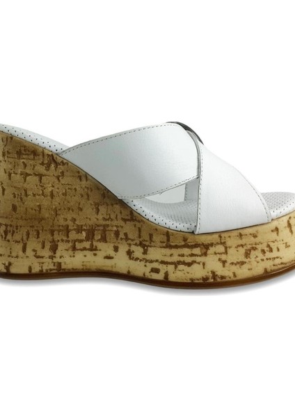 D24YT-2155 Kadın Deri Topuklu Terlik modelleri