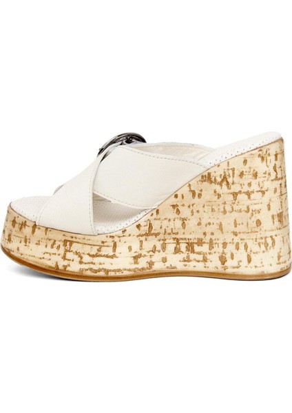 D24YT-2155 Kadın Deri Topuklu Terlik modelleri