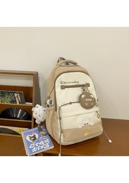 Ortaokul , Lise Öğrencileri Için Yüksek Kaliteli, Çok Yönlü, Hafif, Sevimli, Kontrast Renkli Sırt Çantası (Yurt Dışından)