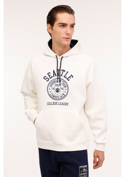 ml Fran 17ID109 4pr Ekru Erkek Sweatshirt