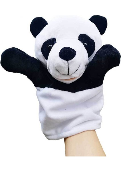 Ağız Açık Panda Çocukların Kukla Peluş Oyuncak Hediyesi 25CM (Yurt Dışından)