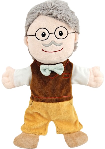 Kapa Çeneni Büyükbaba Rol Yapma El Kuklası Oyuncaklarıçocuk Interaktif Peluş OYUNCAKLAR30CM (Yurt Dışından)