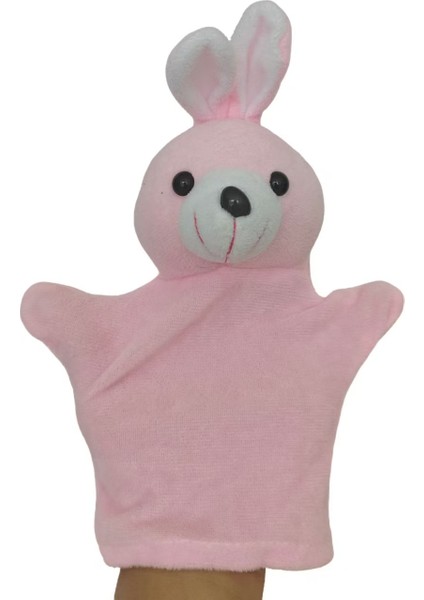 Tavşan Çocuk Interaktif El Kuklası Peluş Oyuncak 22CM (Yurt Dışından)