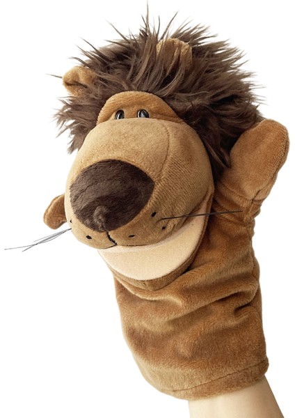 Koyu Kahverengi Aslan Çocuk Kukla Peluş Oyuncak Hediyesi 25CM (Yurt Dışından)