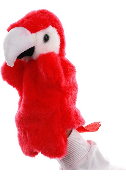 Papağan Çocuk Kuklası Peluş Oyuncak Hediyesi 25CM (Yurt Dışından)