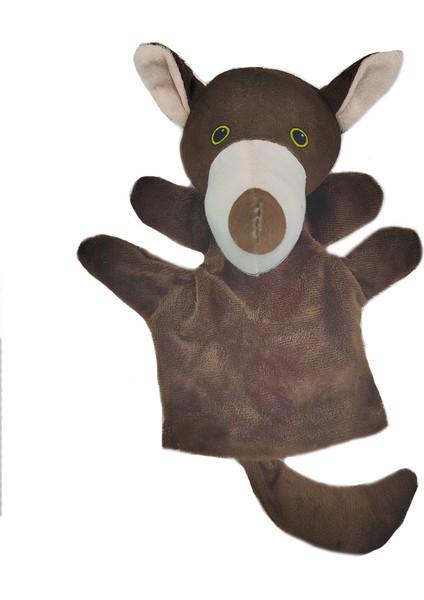 Kurt Ebeveyn Çocuk Interaktif El Kuklası Oyuncak Çocuk Peluş Oyuncaklar 22CM (Yurt Dışından)