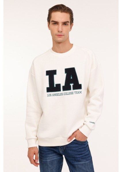 ml Fran 16ID118 4pr Ekru Erkek Sweatshirt