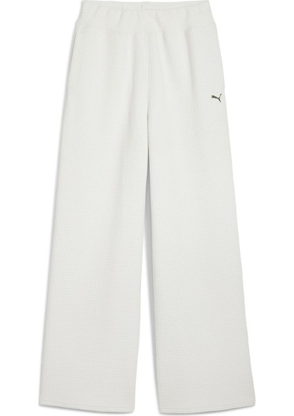 Q4 Studıo Textured Hw Pan Grı Kadın Pantolon