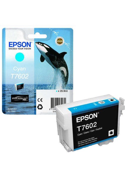 T7602-C13T76024010 Mavi Kartuş