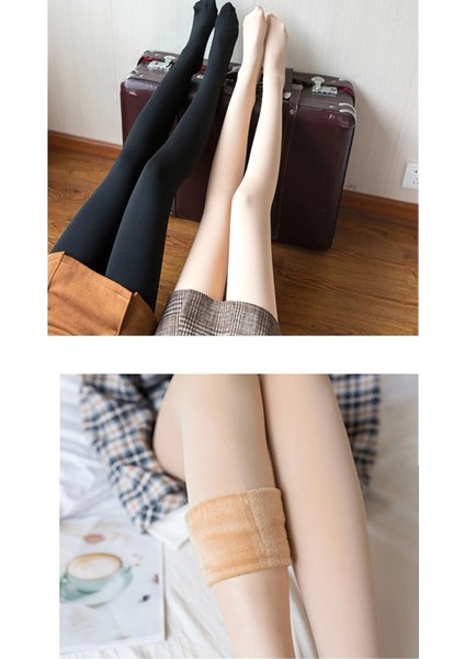 Içi Peluşlu Bacak Basen ve Alt Karın Toparlayıcı Kışlık Kadın Korse Peluş Astarlı Kalınlaştırılmış Külotlu Çorap Tayt Bacak Inceltici Orijinal İthal fiyatları