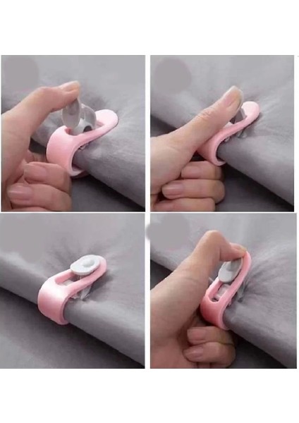 12 Li Mandallı Yorgan Kılıfı Nevresim Sabitleme Klips Takımı fiyatları