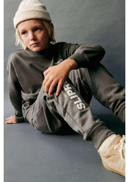 Urban Trıp Sloganlı Pamuklu Sweatshırt ve Pantolon Takım fiyatları