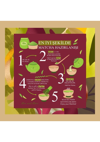 Pistachio Matcha - Antep Fıstığı Aromalı Matcha, 50 Gr
