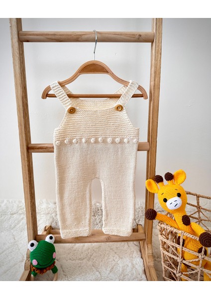El Örgüsü %100 Organik Pamuk Bebek Salopet Unisex fiyatları