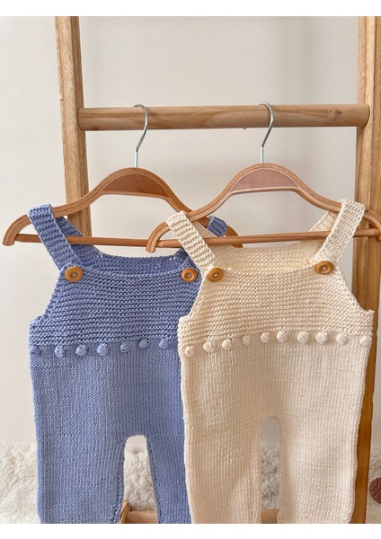 El Örgüsü %100 Organik Pamuk Bebek Salopet Unisex fırsatları