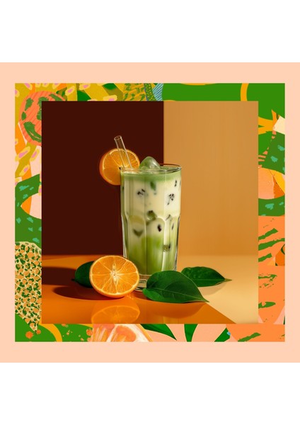 Orange Matcha - Portakal Aromalı Matcha, 25 Gr