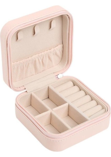 Pembe Kare Takı Kutusu