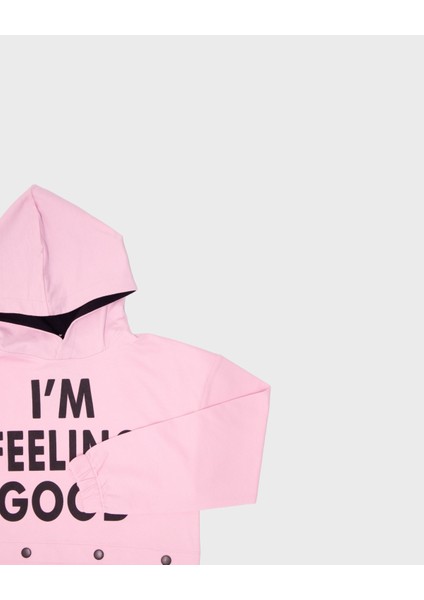 Genç Unisex Kapüşonlu Önden Baskılı Sweatshirt fırsatları