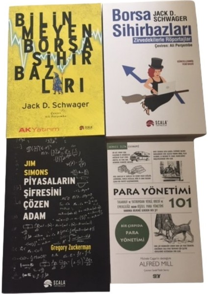Bılınmeyen Borsa Sıhırbazları / Borsa Sıhırbazları / Pıyasaların Sıfresını Cozen Adam / Parayontemı101 Set