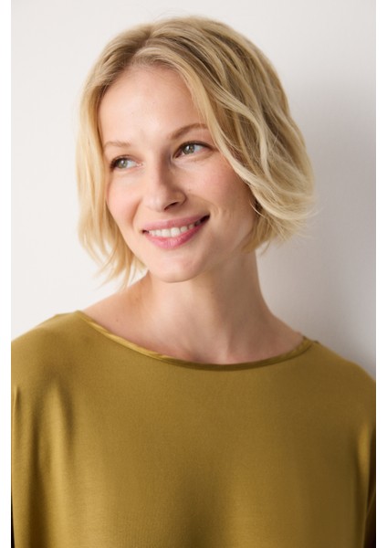 Aging Collagen Sarı Şort Pijama Takımı