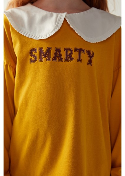 Kız Çocuk Big Collar Uzun Kollu Pijama Takımı fırsatları