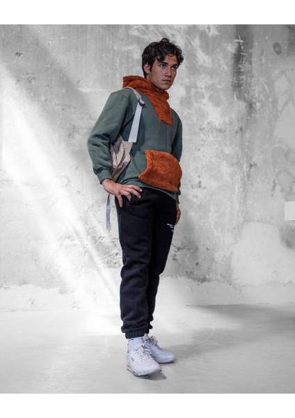 Çocuk Unisex Kanguru Cep Kapüşonlu Sweat