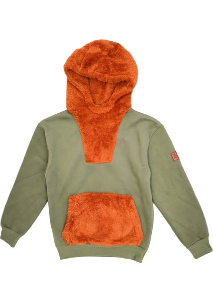 Çocuk Unisex Kanguru Cep Kapüşonlu Sweat modelleri