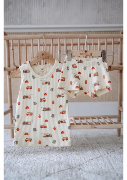 Babybek Premium Pamuklu Ikili Şortlu Desenli Takım Kız Çocuk Iç Çamaşırı modelleri