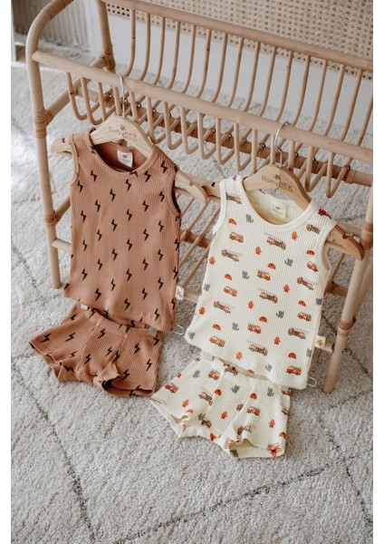 Babybek Premium Pamuklu Ikili Şortlu Desenli Takım Kız Çocuk Iç Çamaşırı fırsatları