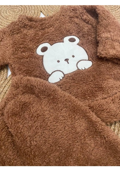 Bebek Teddy Bear Eşofman Takımı Peluş Polar fiyatları