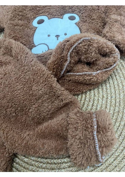 Bebek Teddy Bear Eşofman Takımı Peluş Polar modelleri