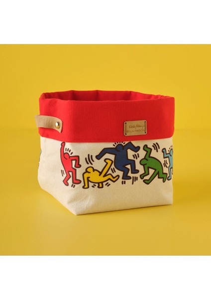 Keith Haring Colored Organizer Sepet (22X18 Cm)