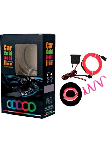 Pembe Ip Neon 2 Metre 12 V