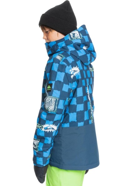 EQBTJ03147 - Misson Printed Block Çocuk Snowboard Montu