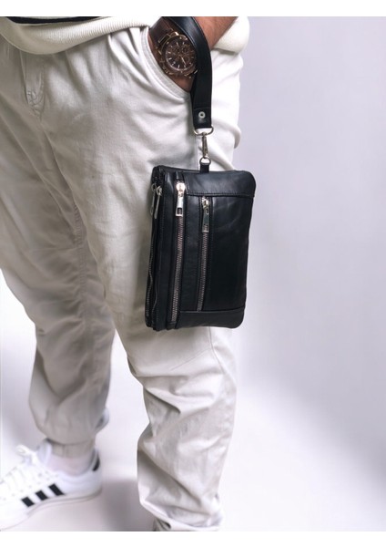 Hakiki Deri Erkek El Çantası