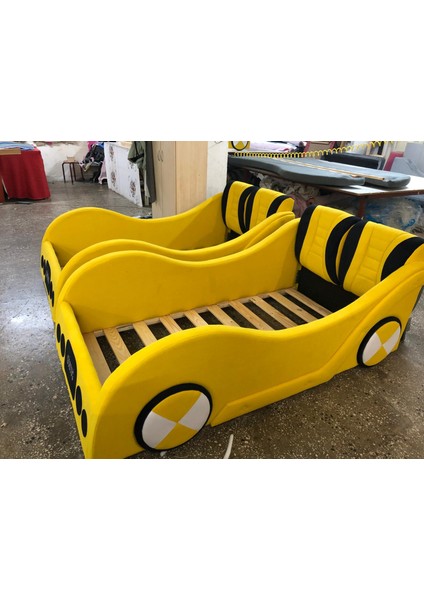 Montessori 120 x 200 cm Arabalı Çocuk Yatağı Yatak Dahildir