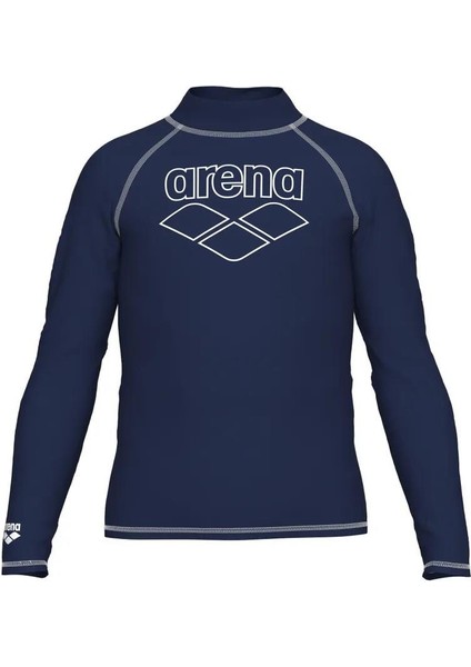 006296710 Rash Vest L/s Graphic Erkek Çocuk Yüzücü Tişörtü
