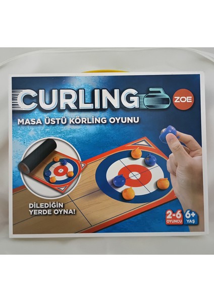 Curling Masa Üstü Körling Oyunu