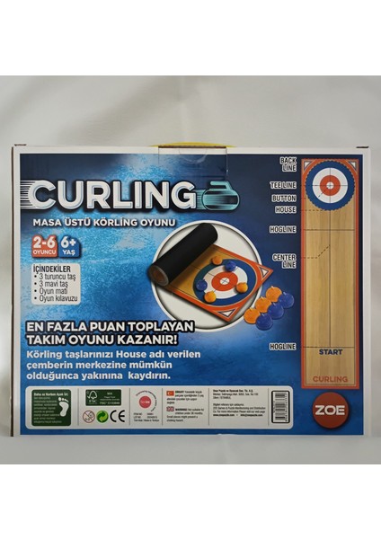 Curling Masa Üstü Körling Oyunu