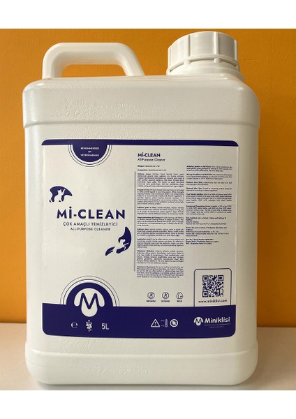 Kedi Köpekler İçin Çok Amaçlı Temizlik Ürünü Mi-Clean 5L indirimleri