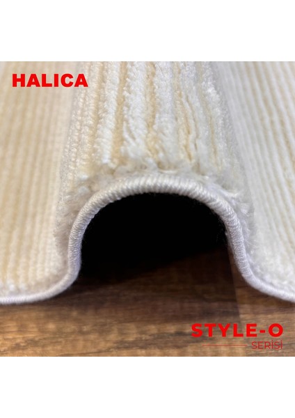 Styleo C416A Krem Renk Modern Halı