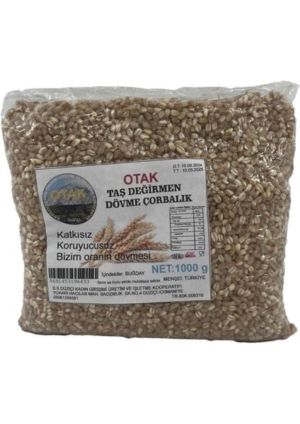 Dövme Çorbalık Buğday Taş Değirmen 1 kg