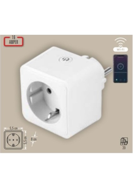 CT-4010 Akıllı Wifi Priz Uzaktan Kontrol