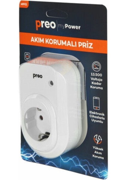 My Power MPP01 Tekli Akım Korumalı Priz