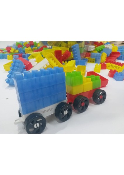 Eğitici Yaratıcı 150 Parça LEGO Seti Ufku Açar,zeka Geliştirip Beceri Kazandır Bina,araba,tren Setli