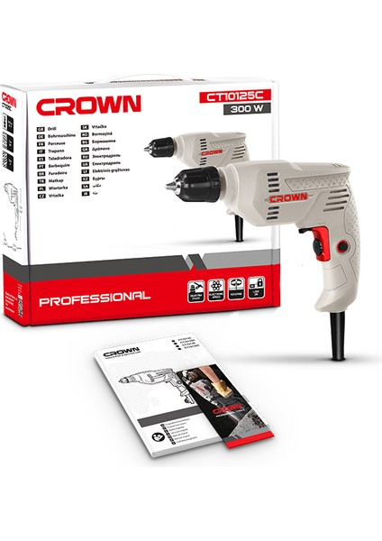 Devir Ayarlı Darbesiz Matkap 300W CT10125C | Bakır Sargılı, Anahtarsız Mandrenli ve Elektronik Hız Kontrollü Ekonomik Matkap fiyatları